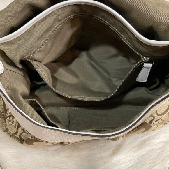 Coach Soho Pleated Signature Flap Shoulder Bag - Picture 7 of 12